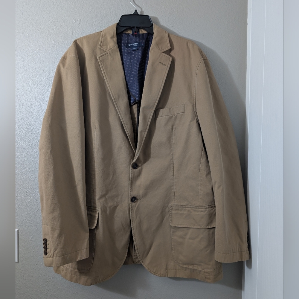 Daniel Cremieux Men's Khaki Blazer Jacket Coat